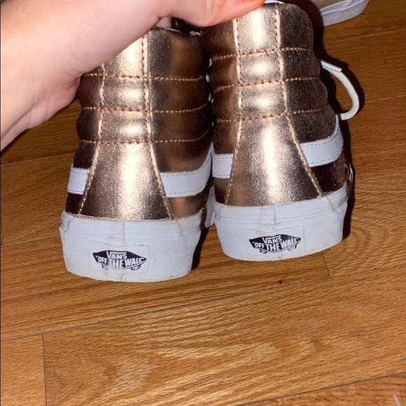 Golden Hightop Vans! - Picture 3 of 4
